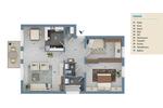 Etagenwohnung Oerlinghausen - 3 Zimmer, 74 m&sup2;, 550&euro; | Angebot:25795075
