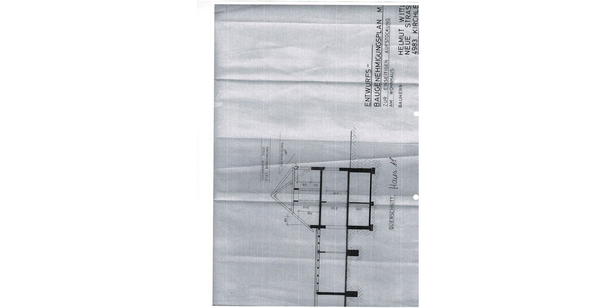 Querschnitt Haus 18